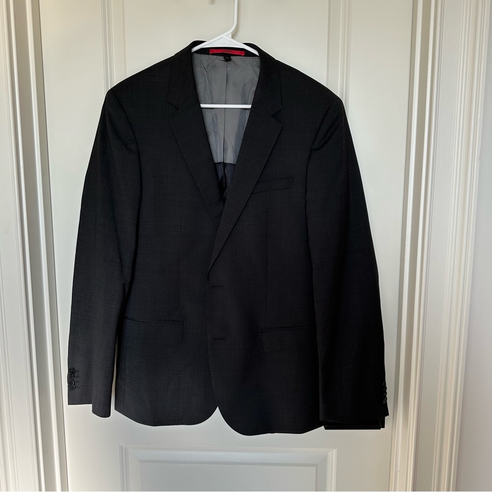 Hugo Boss gray suit jacket 40R